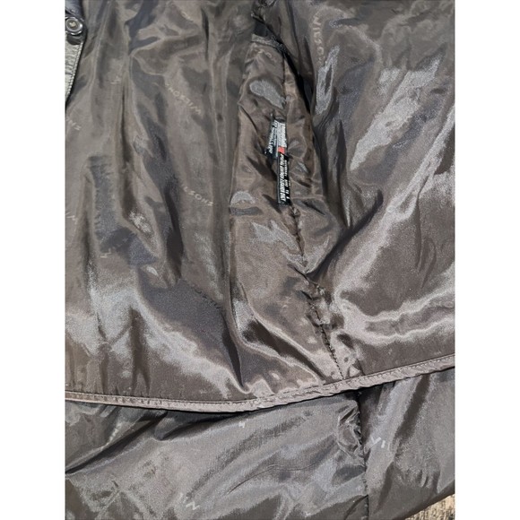 WILSONS Thinsulate Button Zip Out Liner Black Leather Jacket Men's Size M Coat - Picture 9 of 16